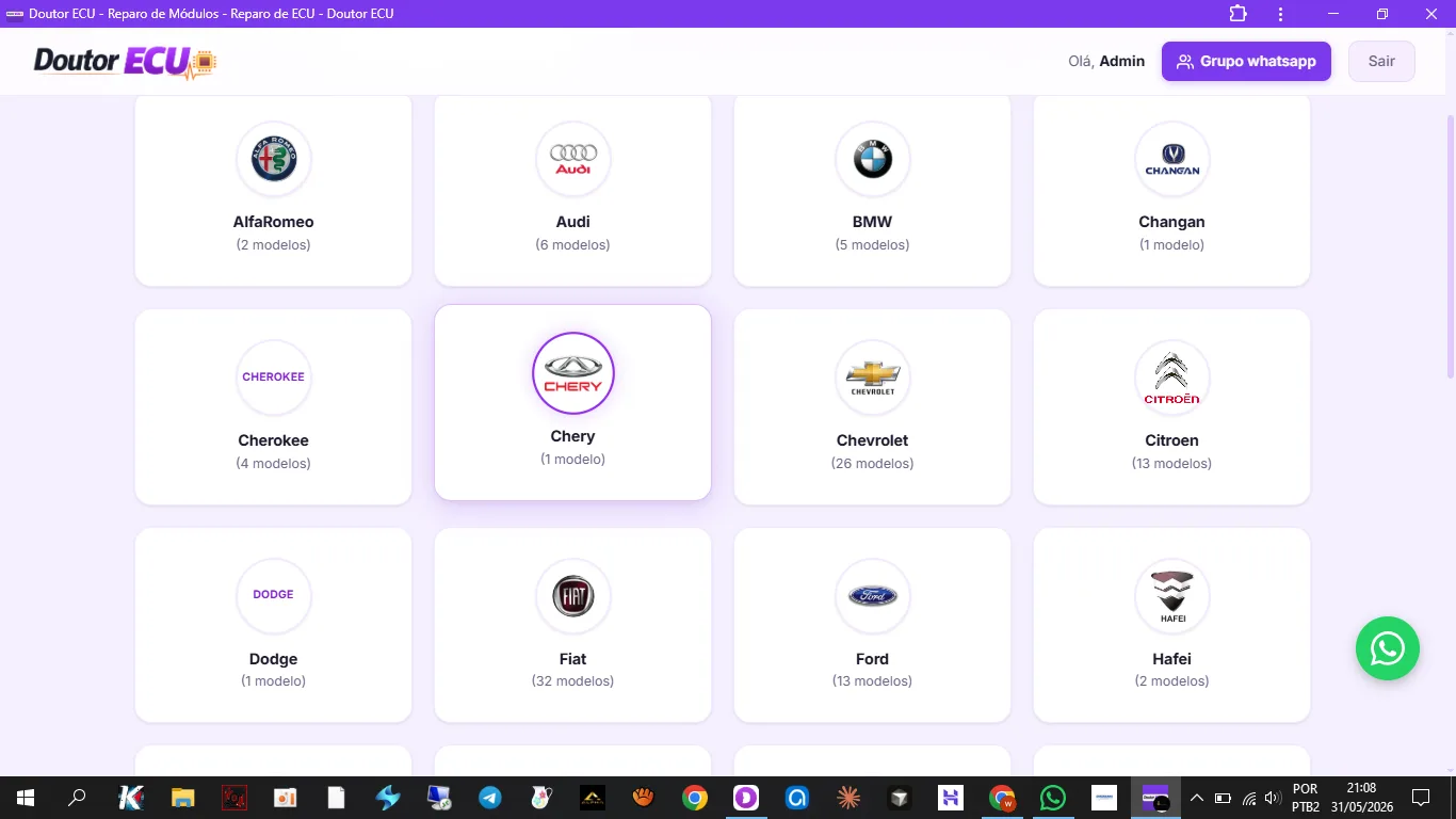 Catálogo por montadora (computador)